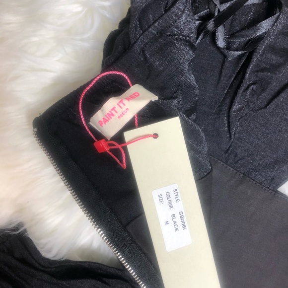 Black Party Dress With Cut Outs - Picture 5 of 8